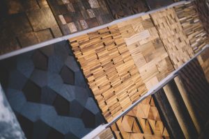 Timber Wall coverings at Bonsai